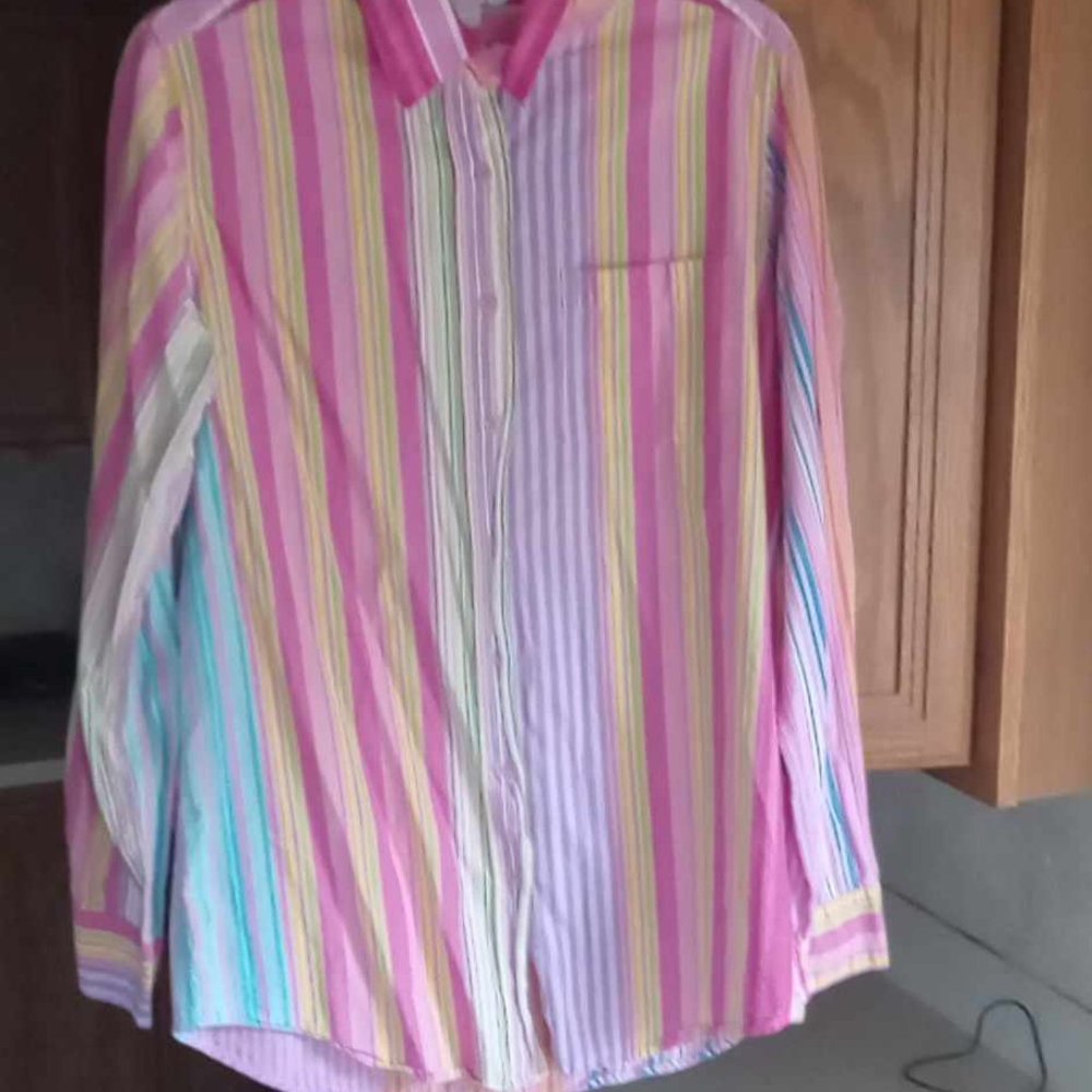 VICTORIA SECRET PINK WOMENS BLOUSE SIZE M